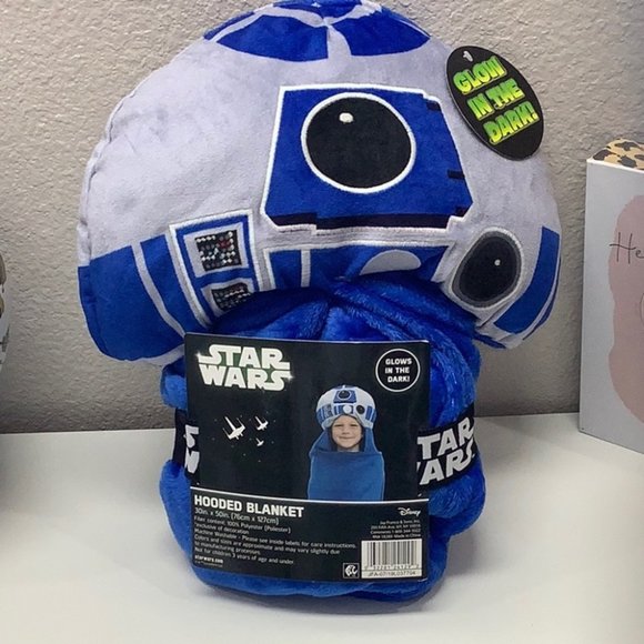 Disney Star Wars Glow In The Dark Hooded Blanket - Picture 5 of 5